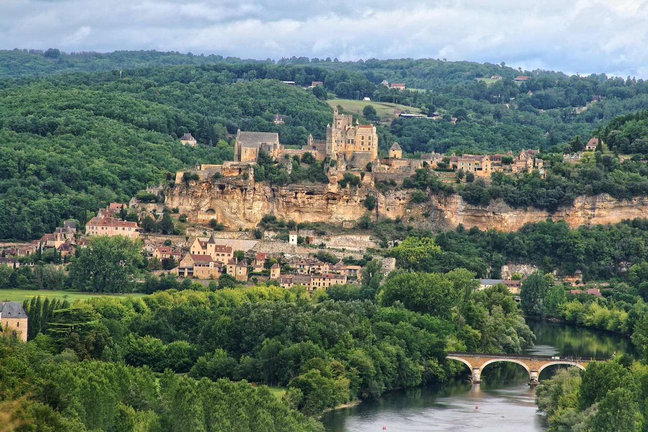 Périgord Noir en Dordogne - Vue du paysage