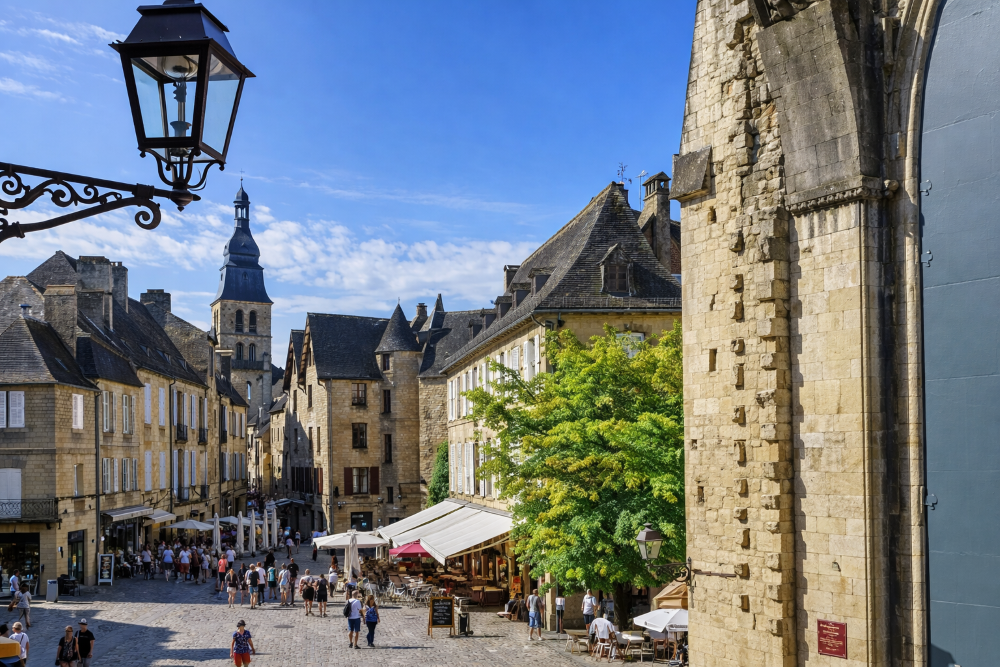 Sarlat-la-Canéda en Dordogne dans le Périgord Noir